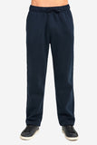 Knocker Men's Soft Fleece Heavyweight Open Bottom Fleece Lounge Sweatpants with Side Pockets