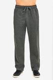 Knocker Men's Soft Fleece Heavyweight Open Bottom Fleece Lounge Sweatpants with Side Pockets