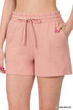 Plus Size Drawstring Casual Relaxed Sweat Jogger Bermuda Shorts with Pockets