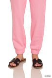 Zenana Women’s Fleece Long Sleeve Pullover Sweatshirt & Jogger Set