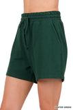 Plus Size Drawstring Casual Relaxed Sweat Jogger Bermuda Shorts with Pockets