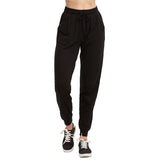 Women's Lightweight Cotton Blend Jersey Jogger Pants with Side Pockets