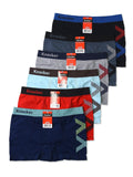 Boy's Junior Pack of 6 Seamless Nylon Boxer Briefs Sets