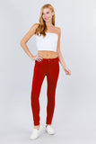 Juniors & Plus 5-Pockets Shape Skinny Ponte Slim Casual Mid-Rise Jeggingg Pants
