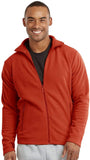 Men's Full-Zip Polar Fleece Lined Jacket Outdoor Warm Winter Coat with Pockets