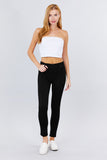 Juniors & Plus 5-Pockets Shape Skinny Ponte Slim Casual Mid-Rise Jeggingg Pants