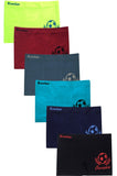 Boy's Junior Pack of 6 Seamless Nylon Boxer Briefs Sets