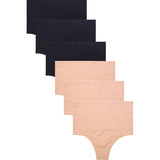 6 Packs of SOFRA Ladies Seamless Ultra Firm Control Brief/Thong Underwear Girdle Shapewear