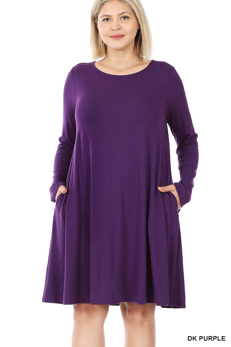 Homecoming Dresses Walmart Purple Dress Womens Plus Round Neck Long Sleeve Knee Length A-Line Swing Homecoming Dresses Walmart Purple Dress Womens Plus Round Neck Long Sleeve Knee Length A-Line Swing