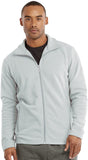 Men's Full-Zip Polar Fleece Lined Jacket Outdoor Warm Winter Coat with Pockets