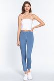 Juniors & Plus 5-Pockets Shape Skinny Ponte Slim Casual Mid-Rise Jeggingg Pants