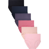 6 Packs of SOFRA Ladies Seamless Ultra Firm Control Brief/Thong Underwear Girdle Shapewear