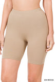 Women Premium Cotton Mid Thigh Length Biker Short Leggings