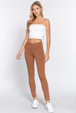 Juniors & Plus 5-Pockets Shape Skinny Ponte Slim Casual Mid-Rise Jeggingg Pants