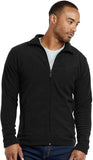 Men's Full-Zip Polar Fleece Lined Jacket Outdoor Warm Winter Coat with Pockets