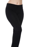 Women’s Fold-Over Waistband Flared Boot Leg Yoga Pants