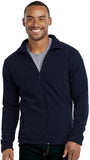 Men's Full-Zip Polar Fleece Lined Jacket Outdoor Warm Winter Coat with Pockets