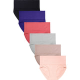 6 Packs of SOFRA Ladies Seamless Ultra Firm Control Brief/Thong Underwear Girdle Shapewear