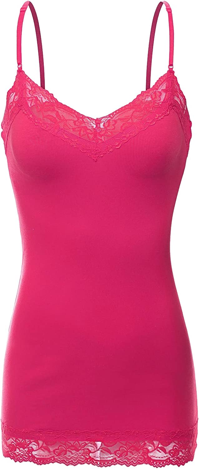 Pink spaghetti strap shirt deals