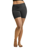 Plus Size Women's Ribbed Waistband 12" Biker Workout Running Seamless Shorts