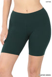 Women Premium Cotton Mid Thigh Length Biker Short Leggings