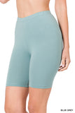 Women Premium Cotton Mid Thigh Length Biker Short Leggings