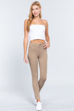 Juniors & Plus 5-Pockets Shape Skinny Ponte Slim Casual Mid-Rise Jeggingg Pants
